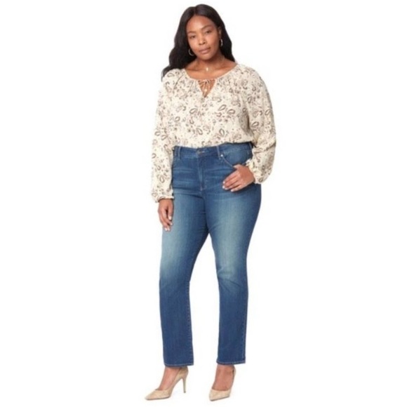 NYDJ Marilyn Straight Jeans NWOT - Picture 1 of 7
